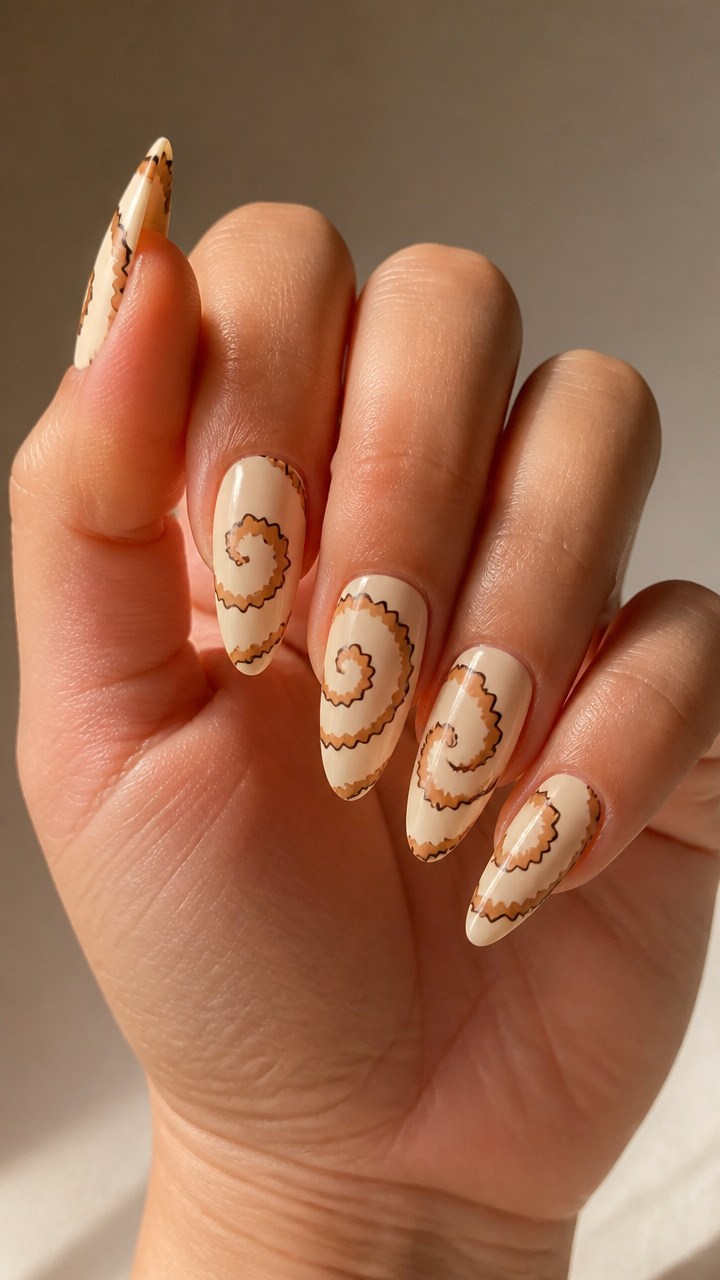 Pencil Shavings Spiral Design