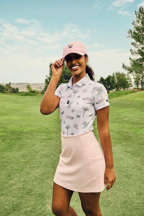 Pink Polo and Blush Skort