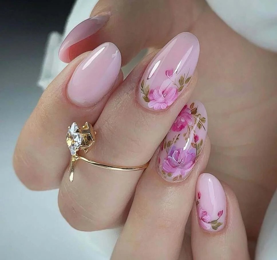 Pink Watercolor Florals
