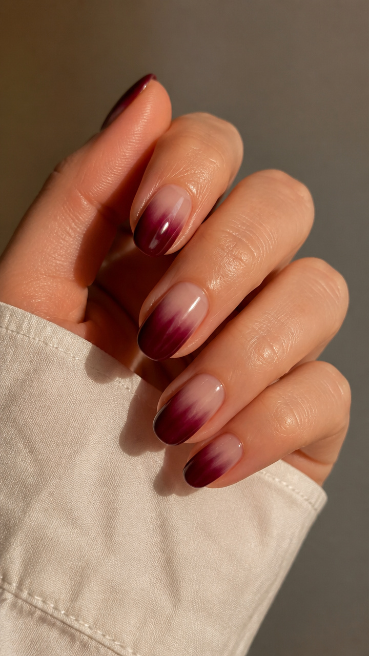 Plum Wine Stain Effect