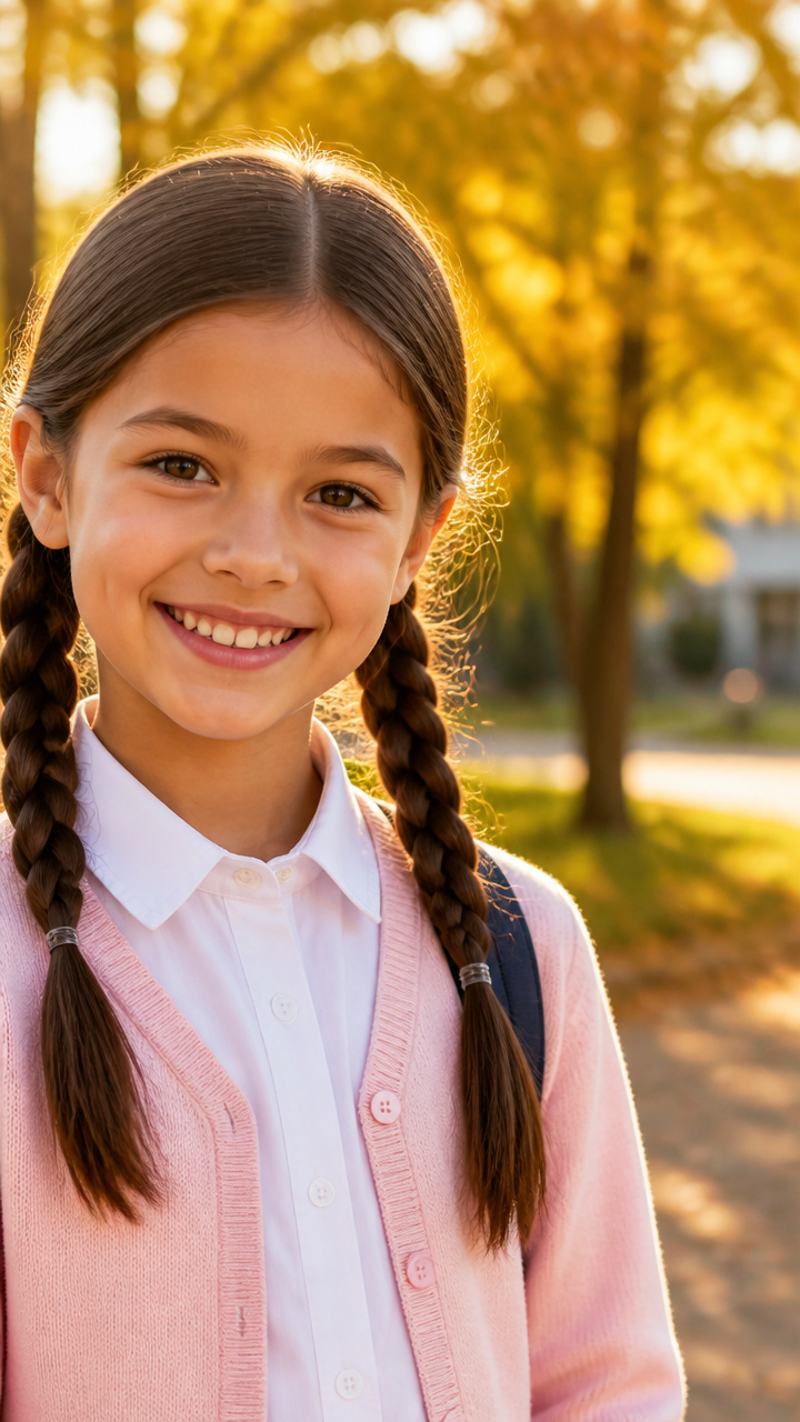 Three Strand Pigtail Braids