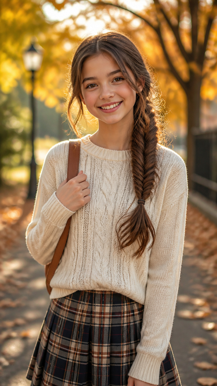 Fishtail Braid with Ends Out