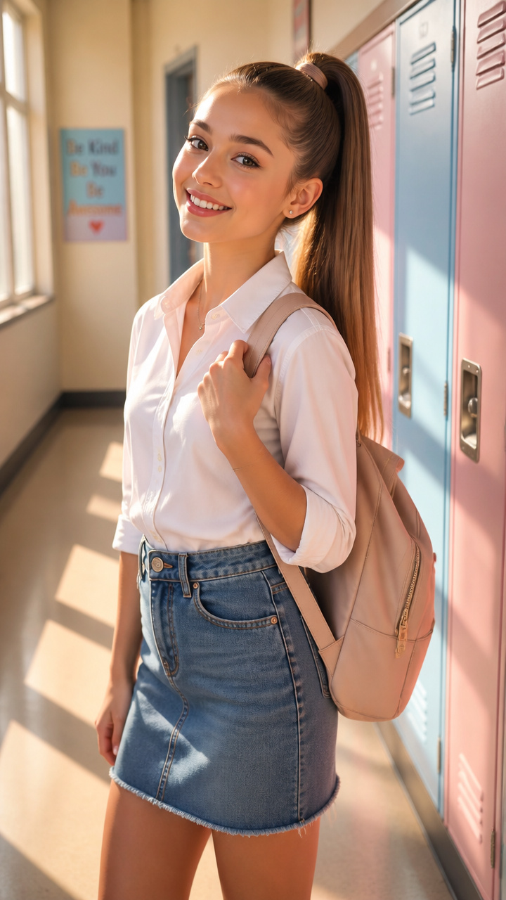 Simple High Ponytail
