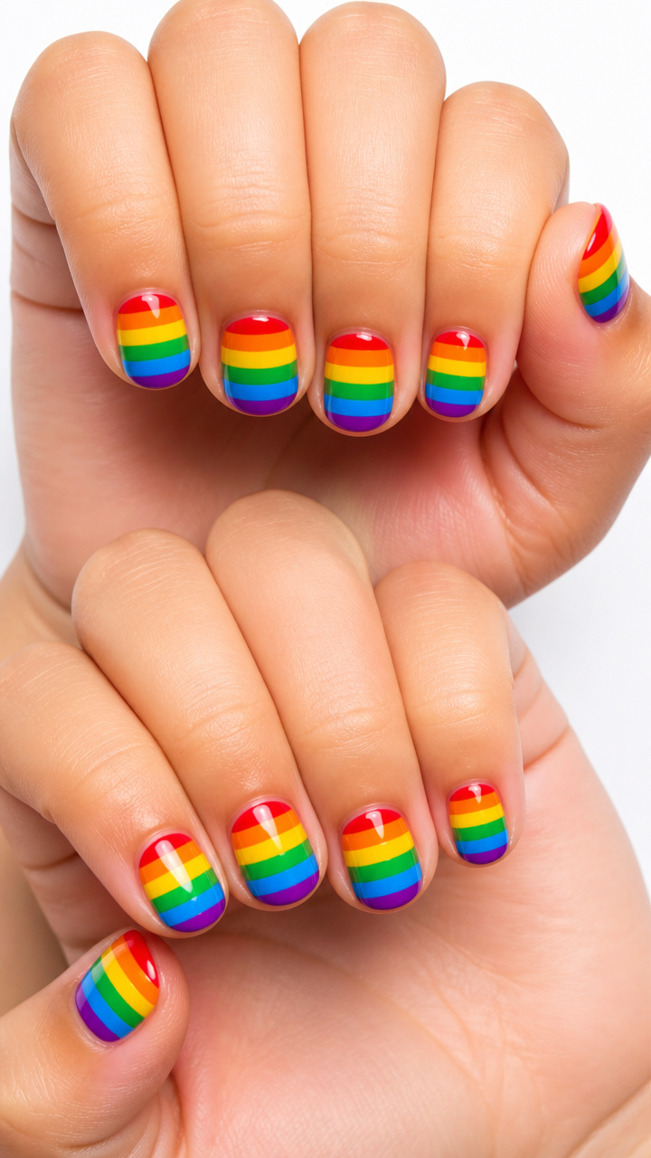 Rainbow Stripe Minis
