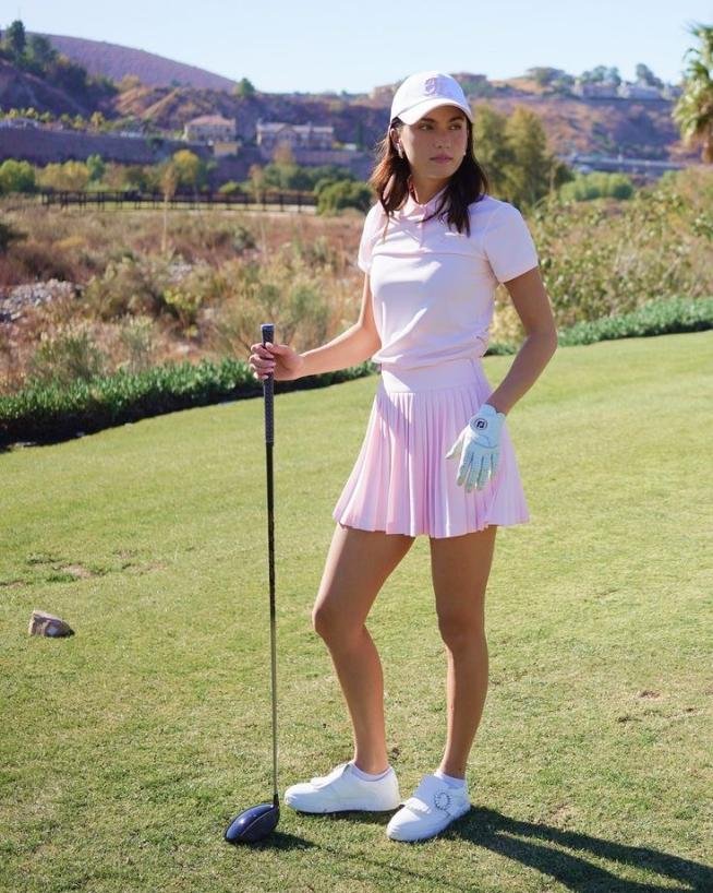 Soft Pink Pleated Skirt