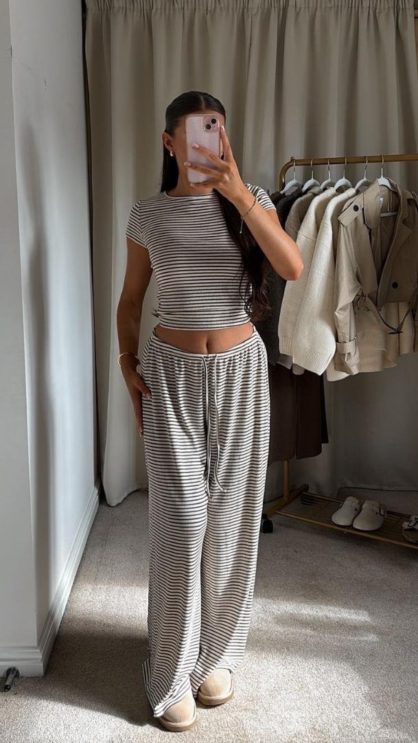 Striped Loungewear Set