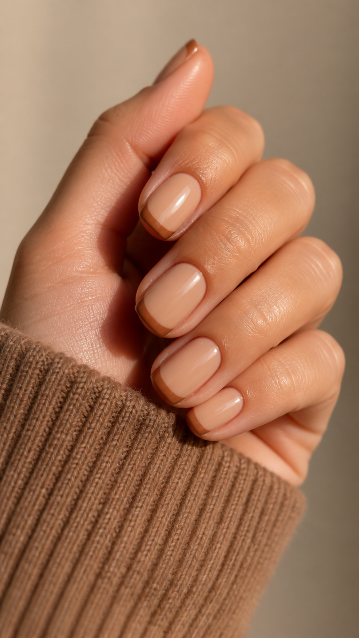Toasted Almond French Tips