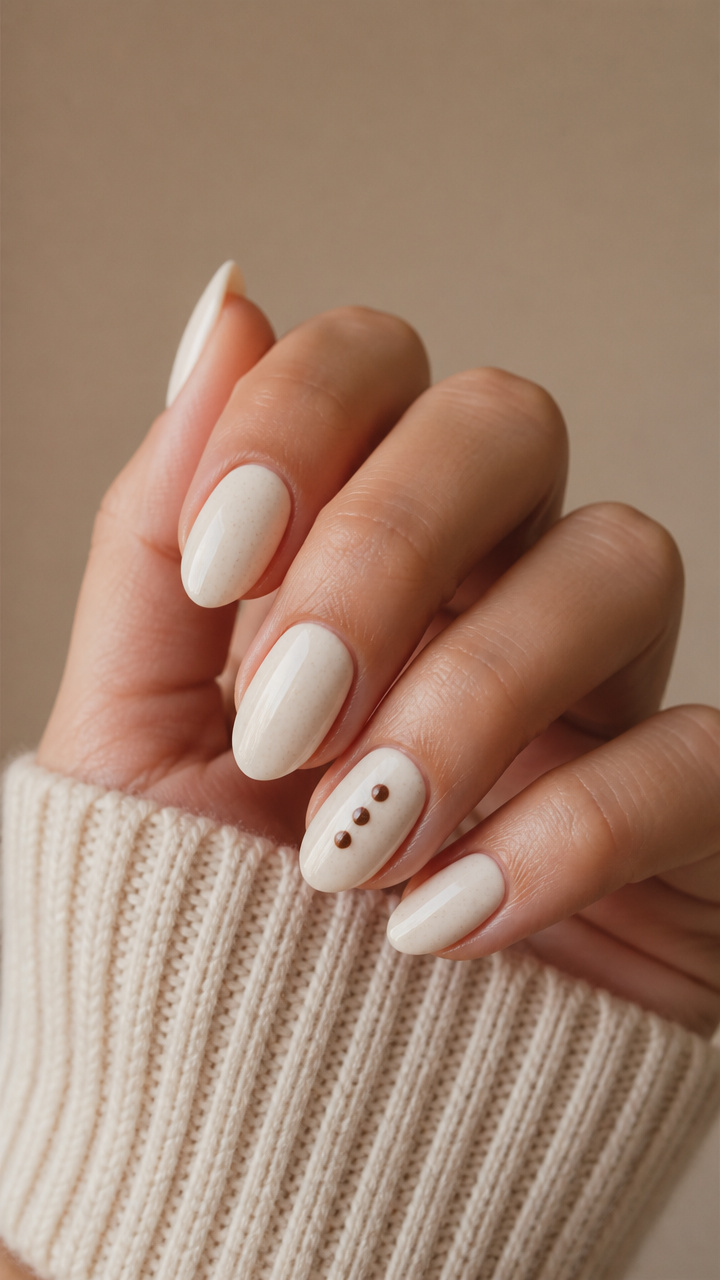 Vanilla Bean Tiny Dots Accent