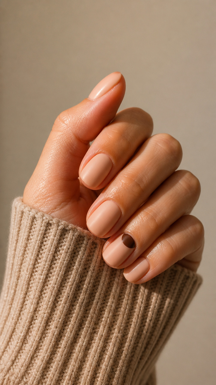 Walnut Half-Moon Accents