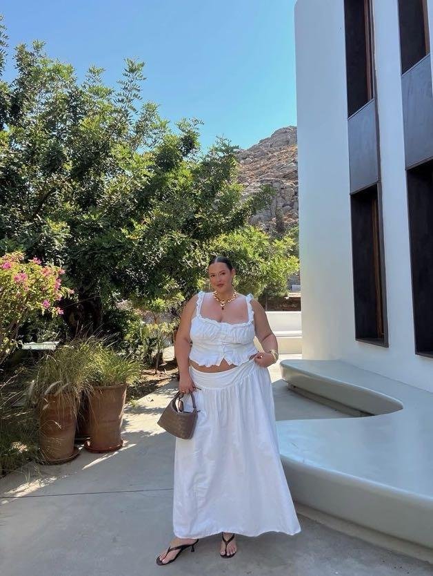 White Cotton Resort Set