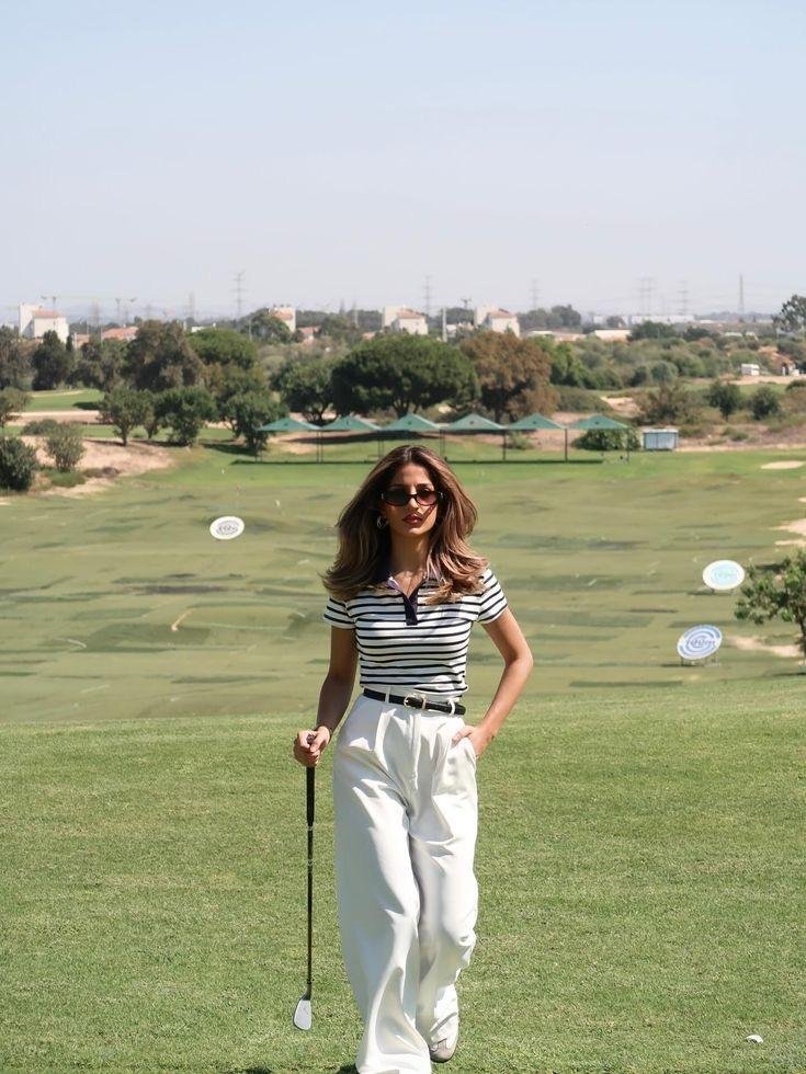 White High-Waisted Trousers
