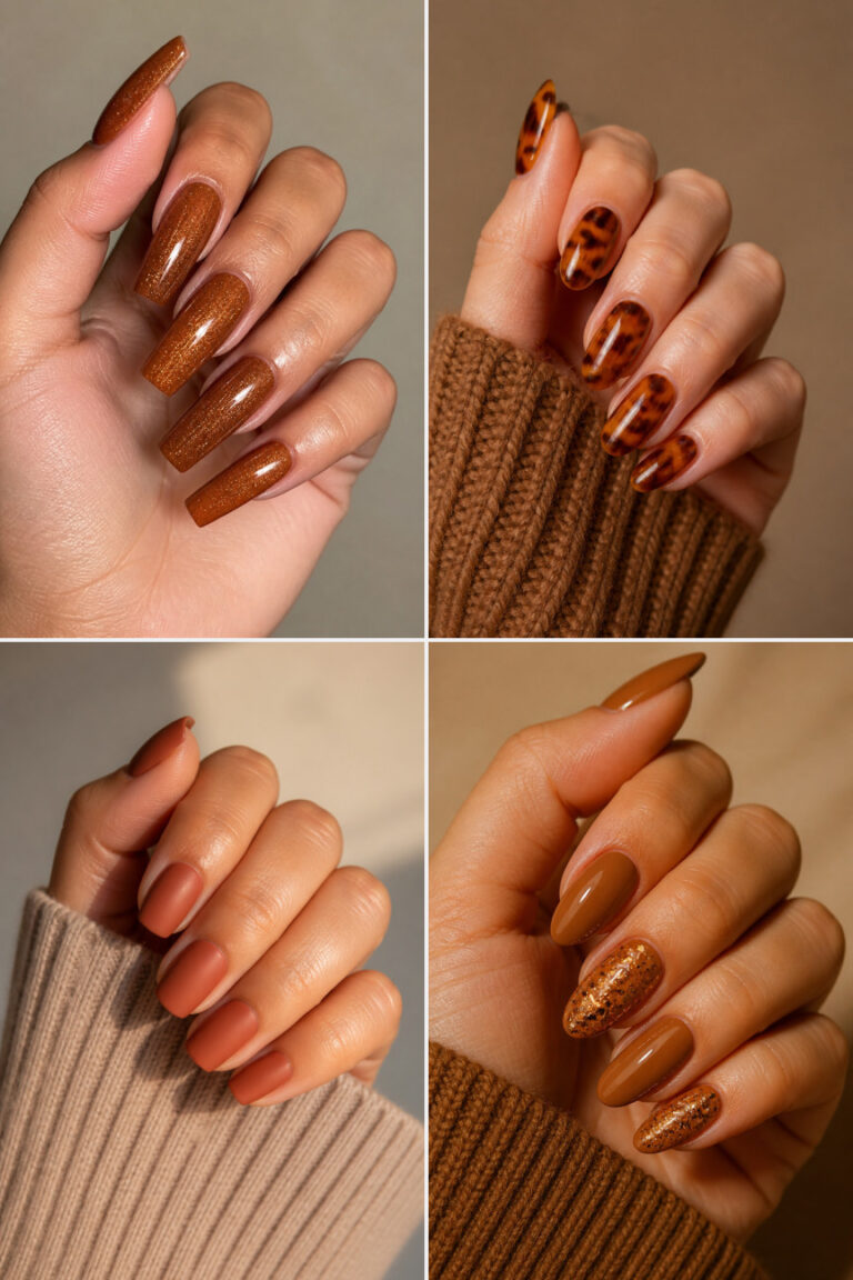 20 Caramel Nail Designs for Autumn
