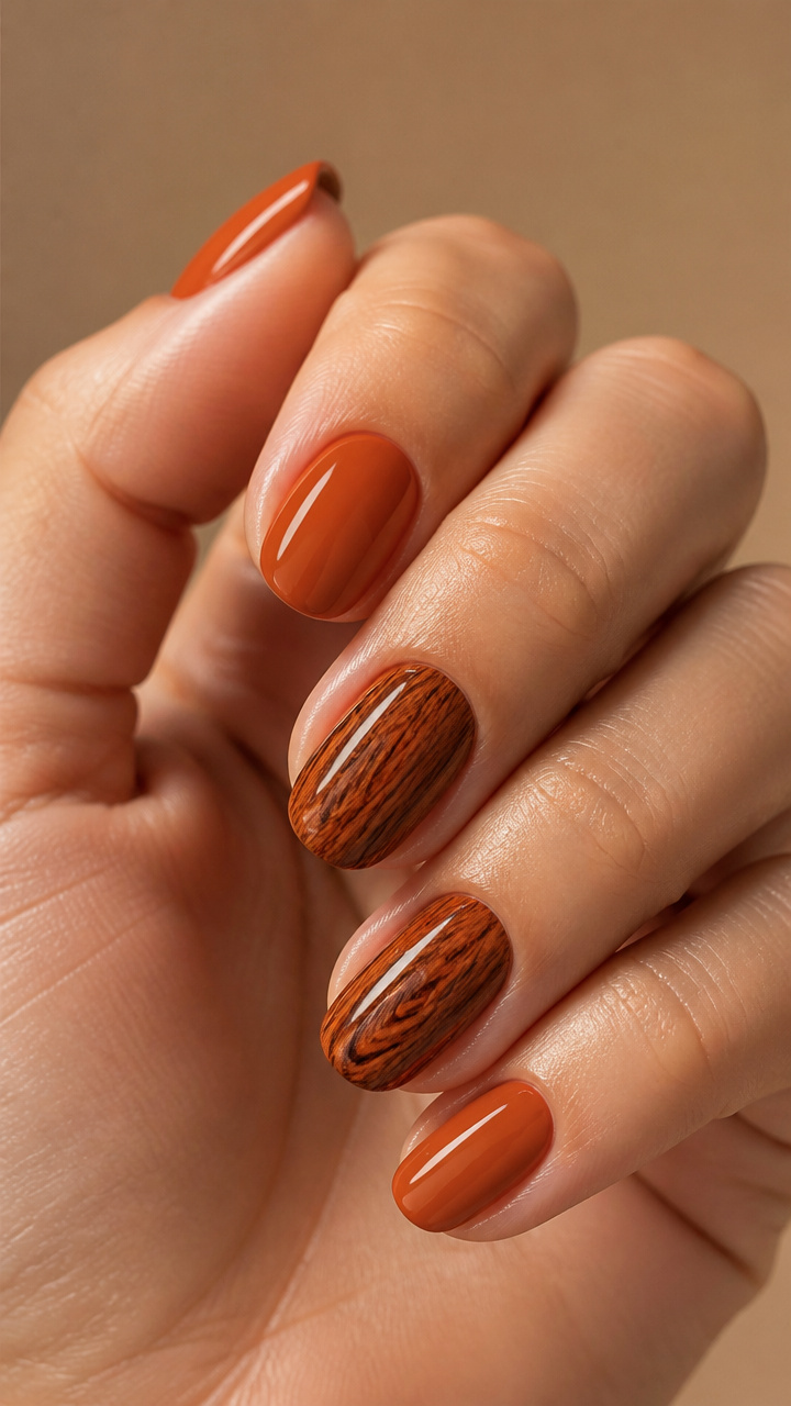 Autumn Woodgrain Accents