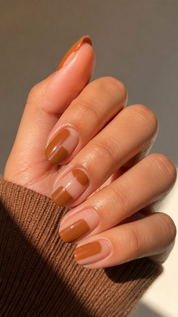 Caramel Cut-Out Negative Space