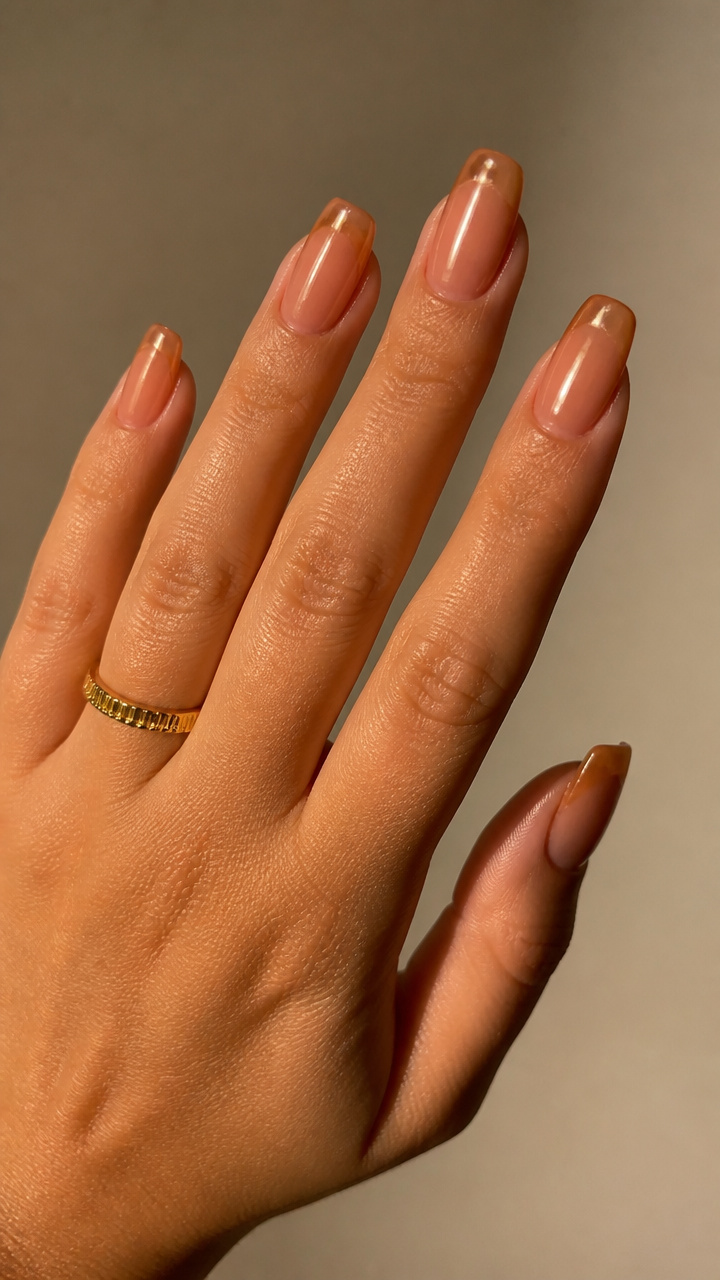 Caramel Glazed Chrome Tips
