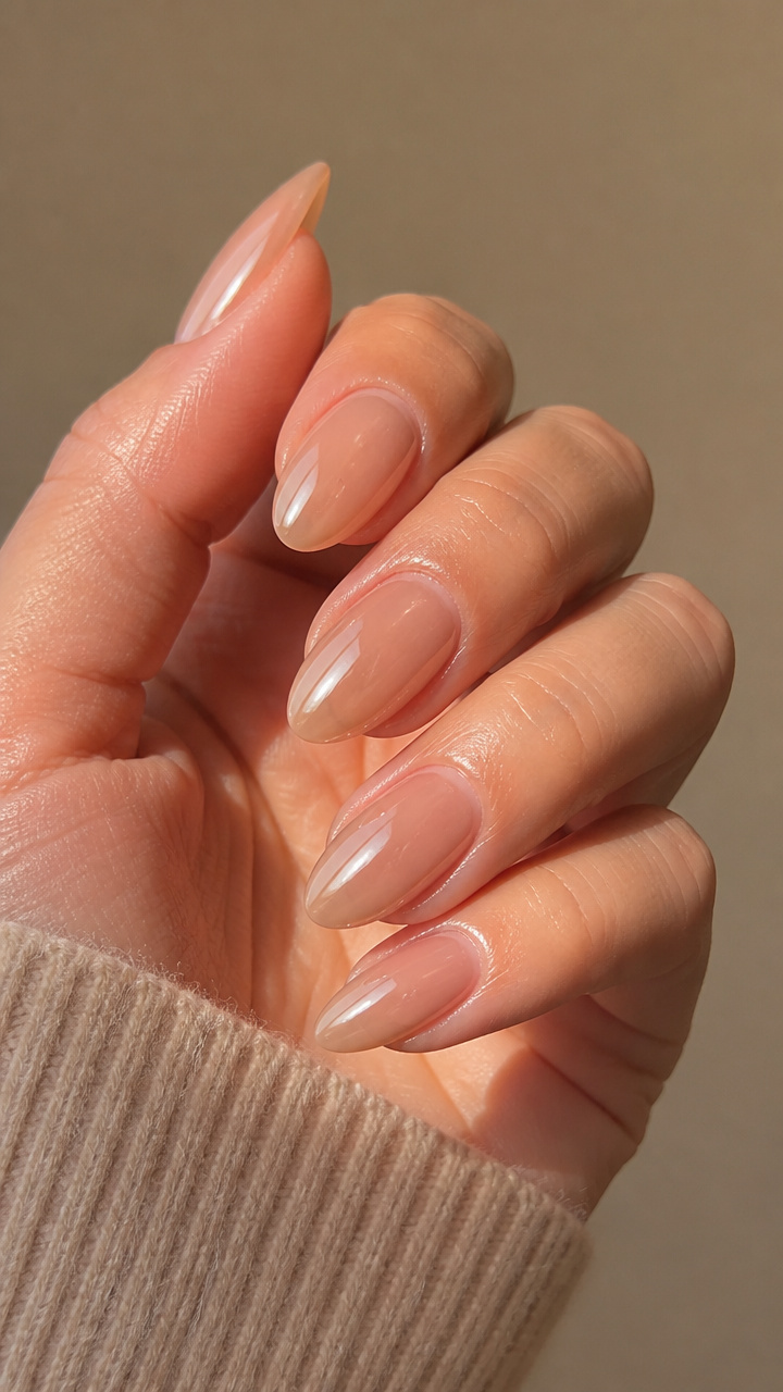 Caramel Milk Bath Nails