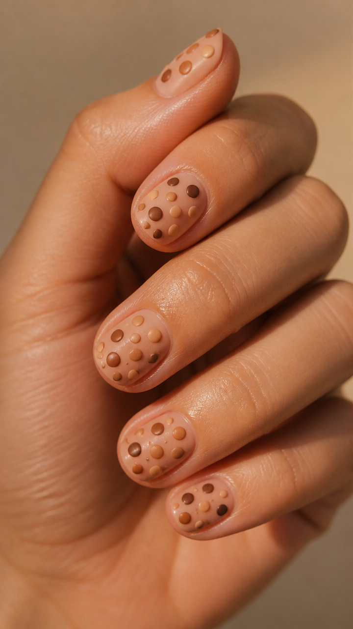 Caramel Velvet Dots