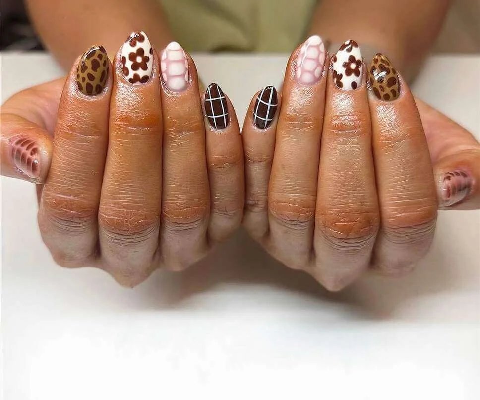 Chocolate Fall Nail Mix