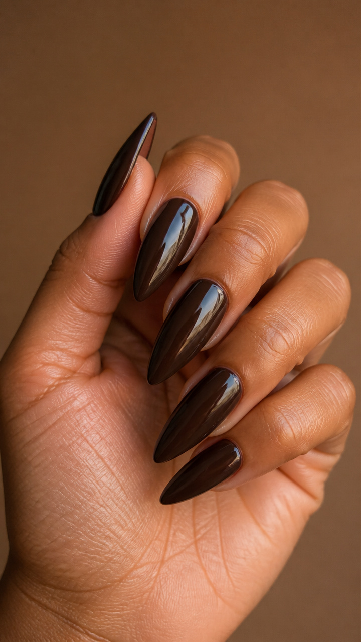 Chocolate Glaze Stiletto