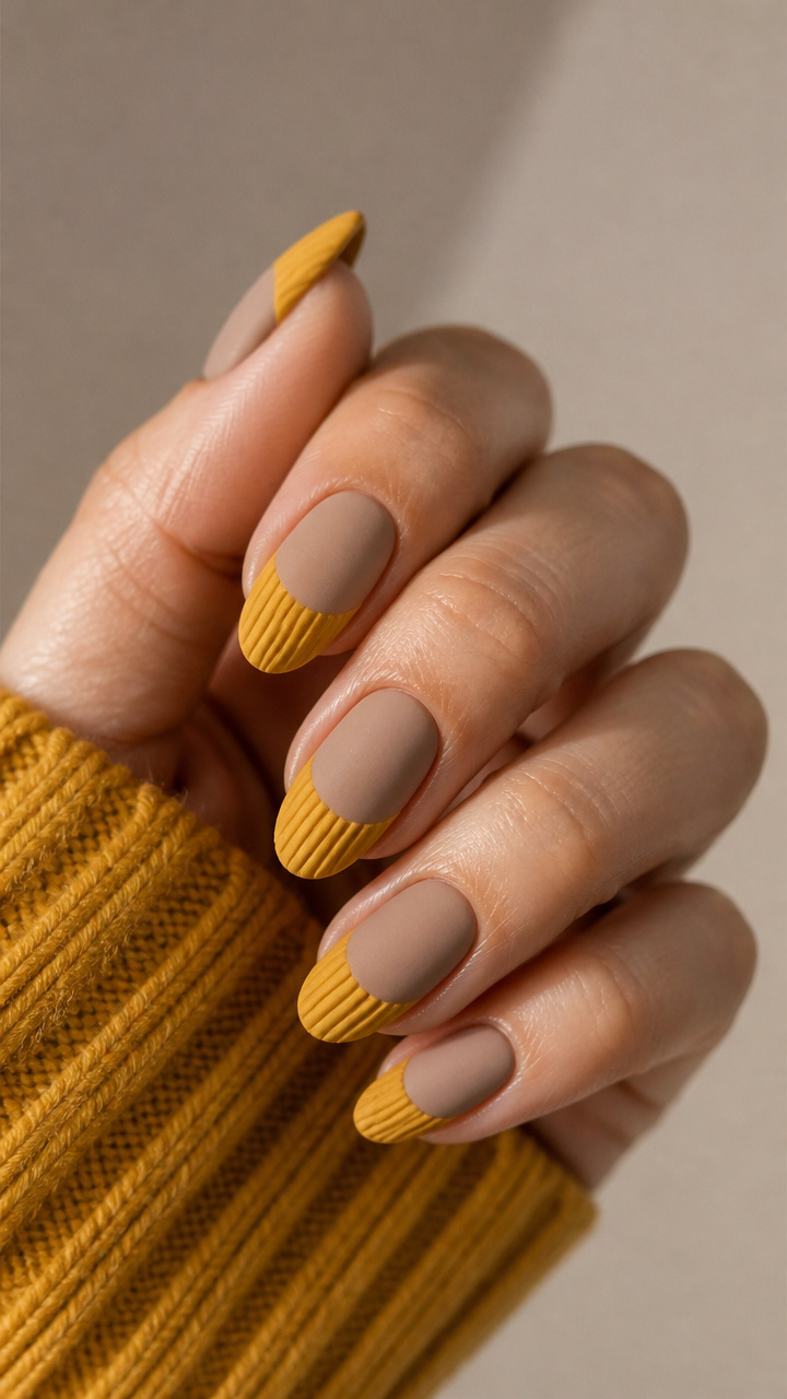 Cozy Corduroy French Tips