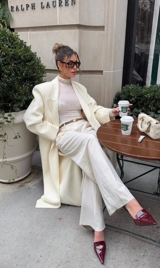 Cream Monochrome Outfit