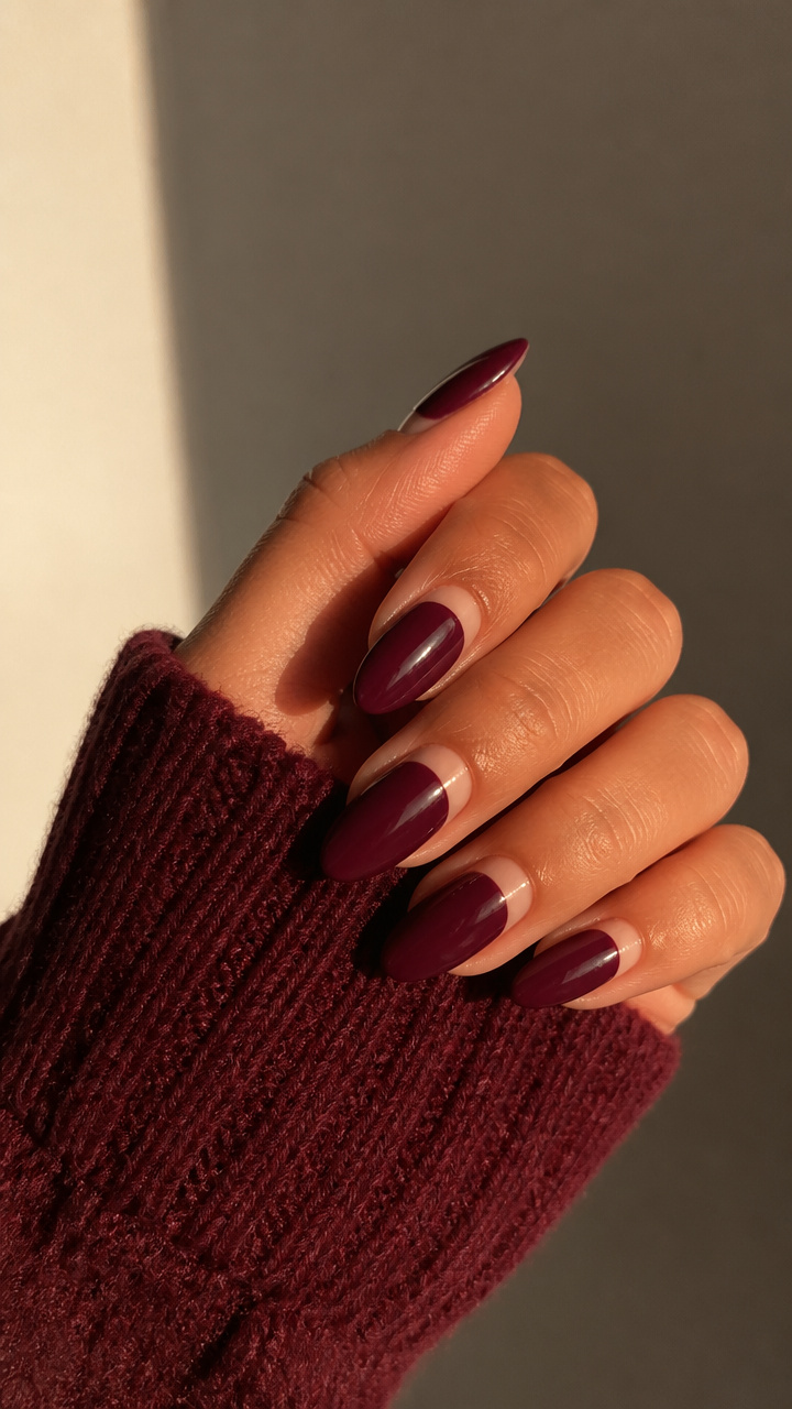 Crimson Moon Nails