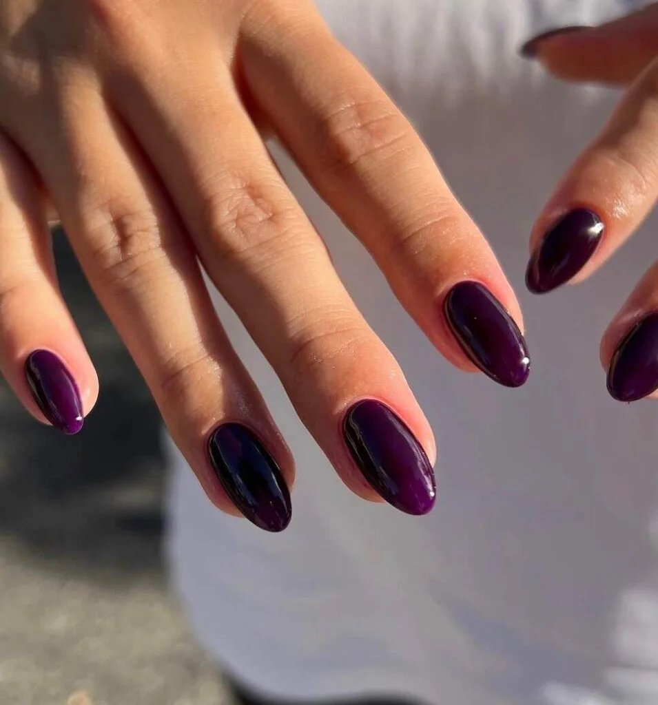 Deep Plum Nail Color