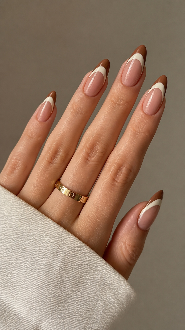 Double French in Mocha and Cream