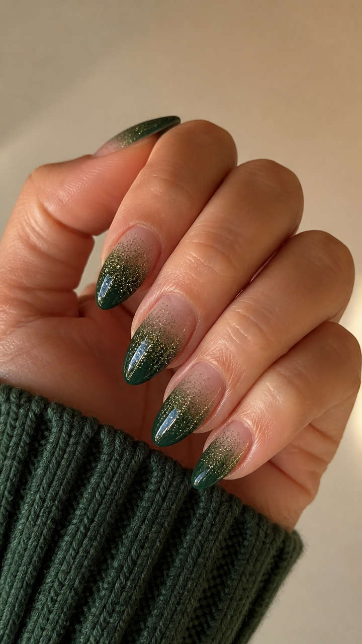 Forest Glitter Ombre