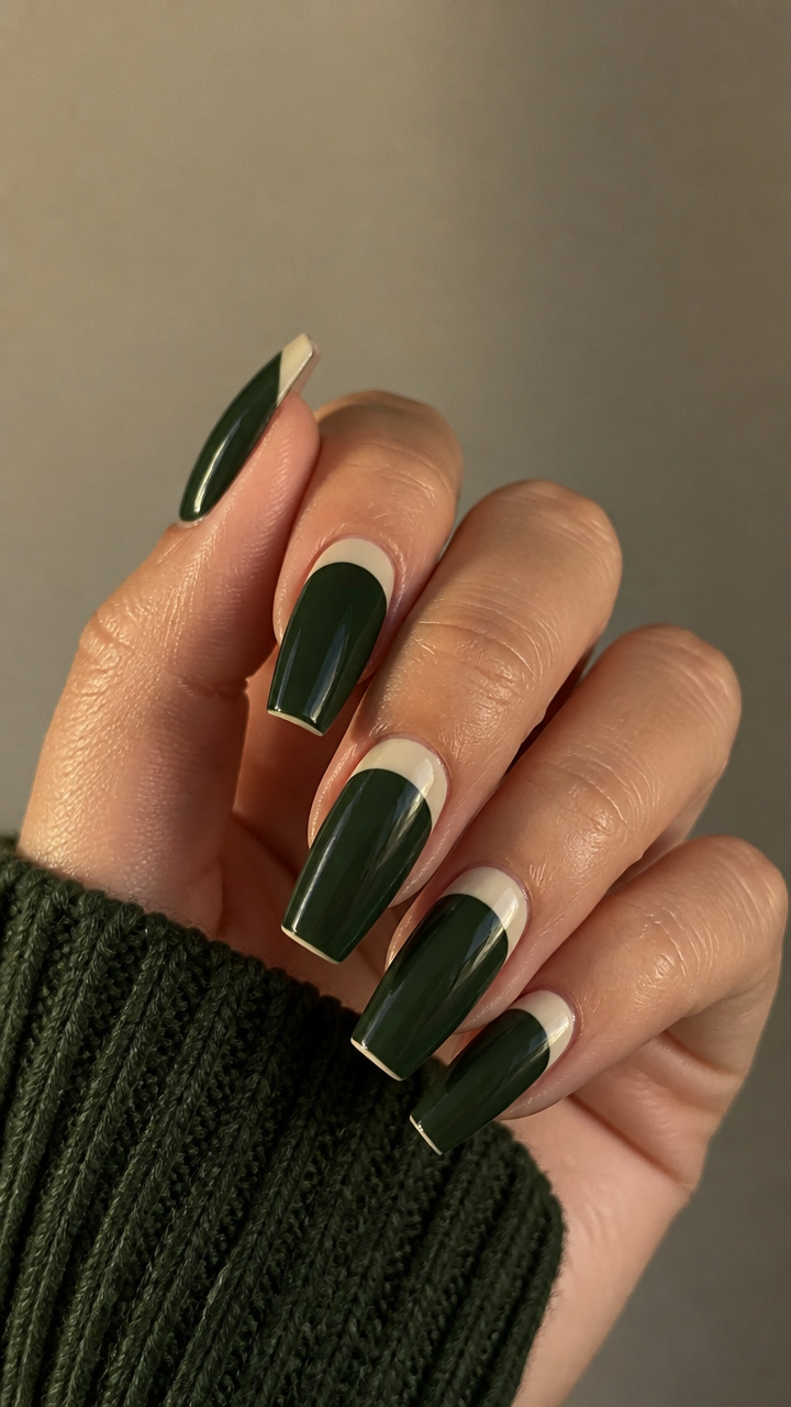 Forest Moon French Tips