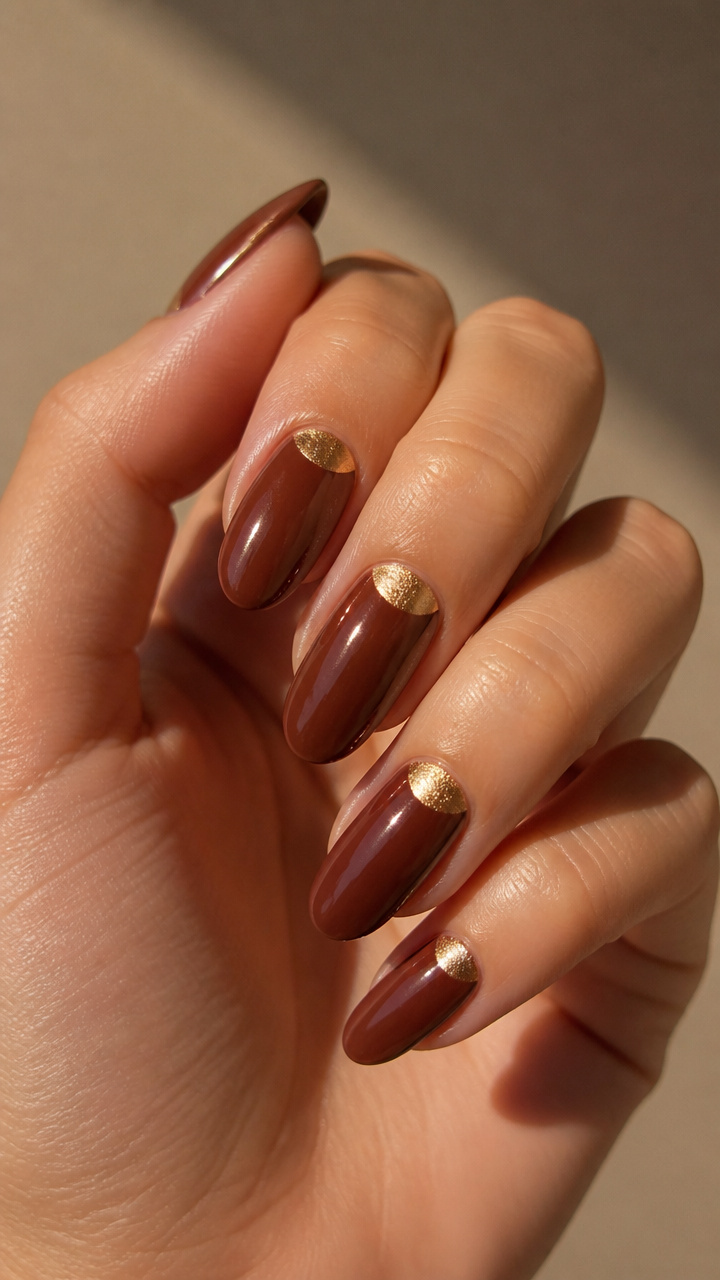 Gilded Cinnamon Half-Moon
