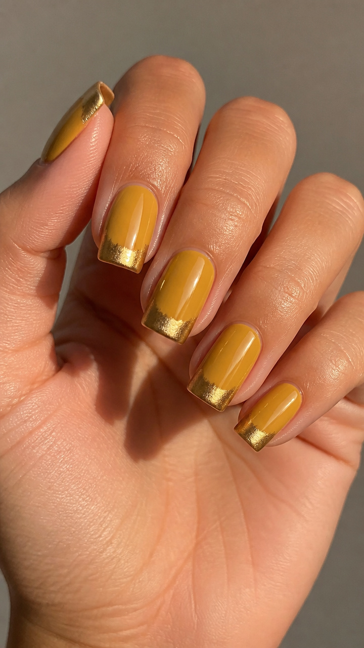 Gilded Mustard Tips