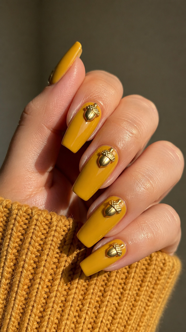 Golden Acorn Embellishments