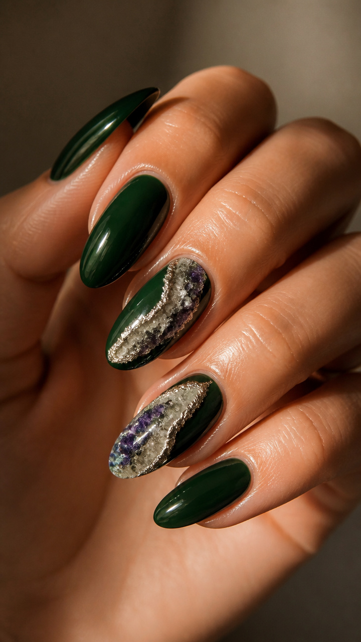 Greenery Geode Design
