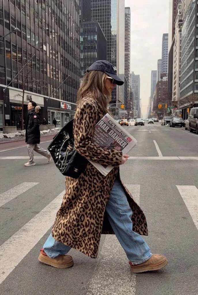 Leopard Print Coat Outfit