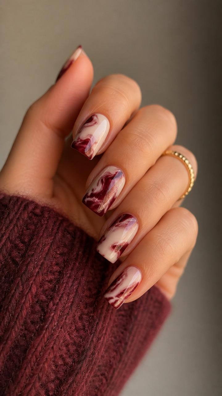 Marble Swirl Elegance