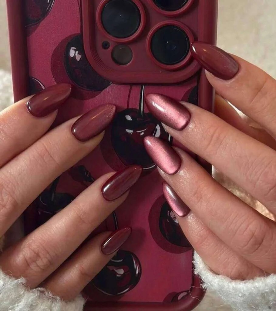 Maroon with Rose Chrome