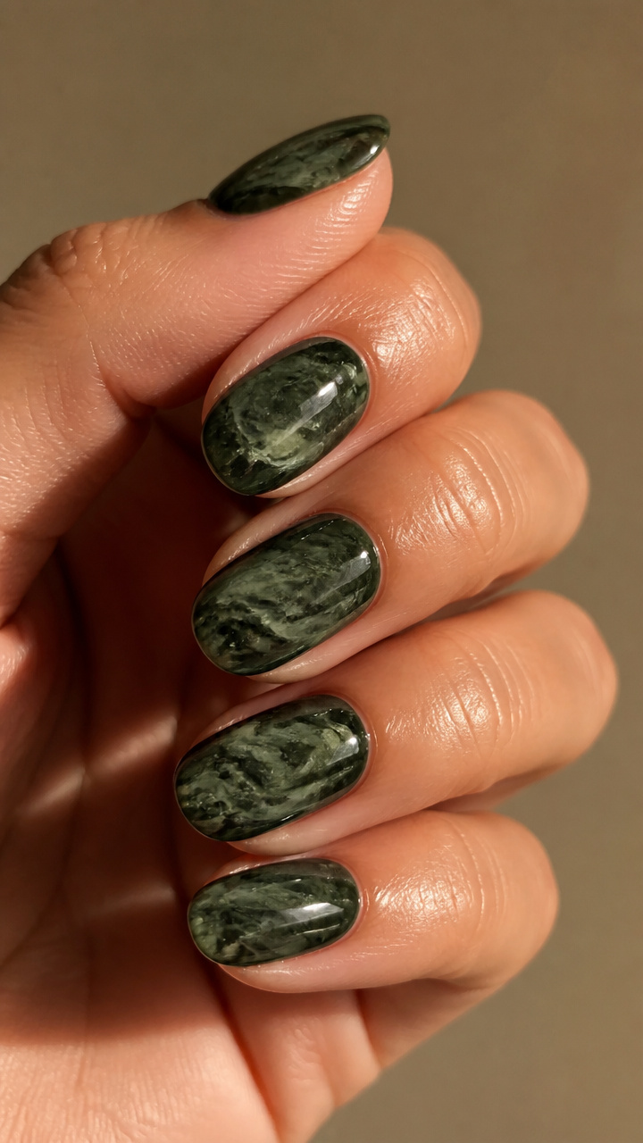 Mossy Marble Swirls