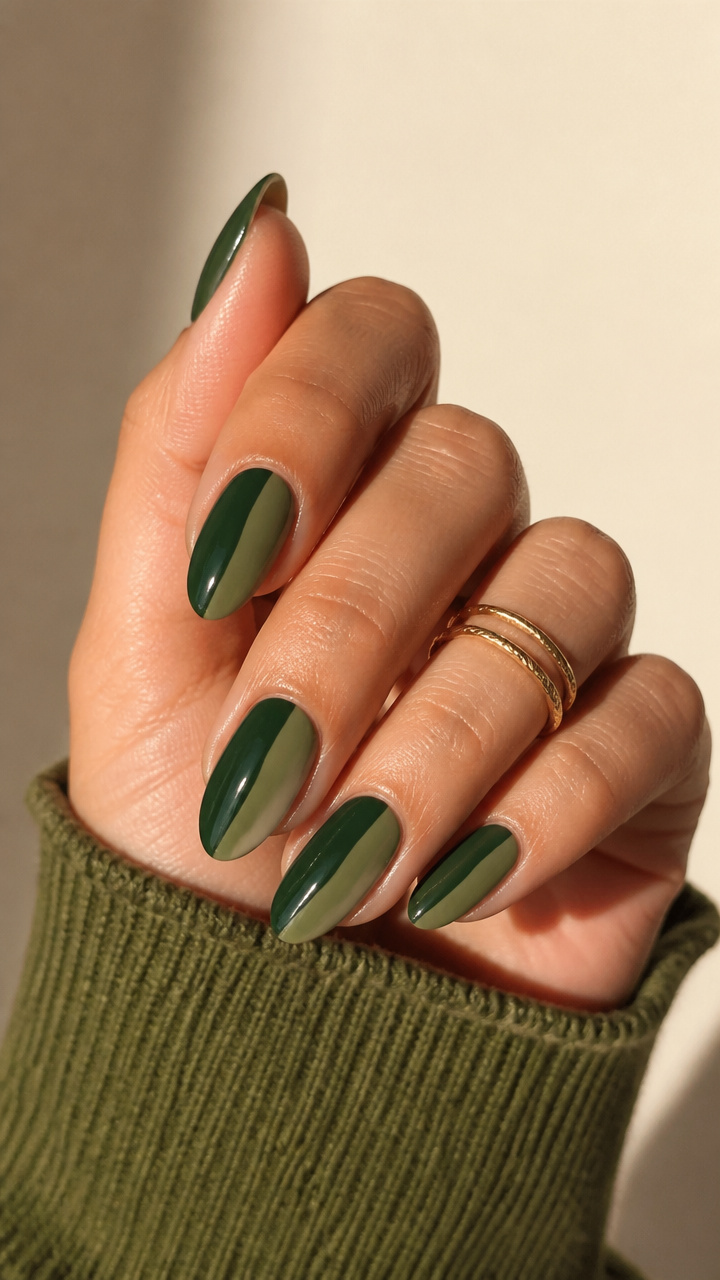 Olive & Emerald Two-Tone