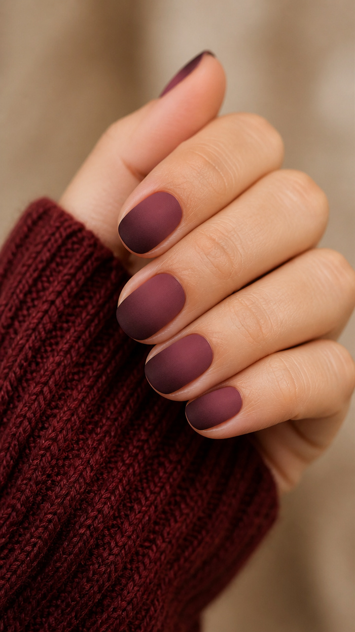 Plum Gradient Matte