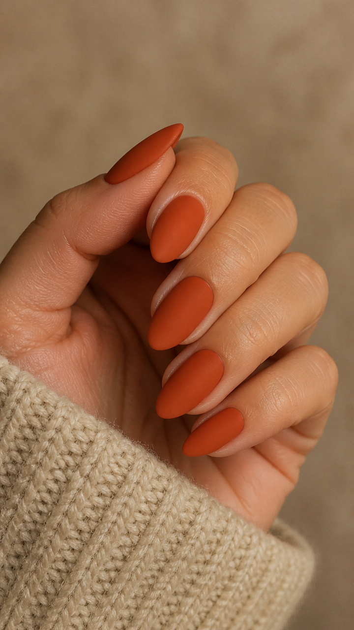 Rustic Matte Burnt Orange