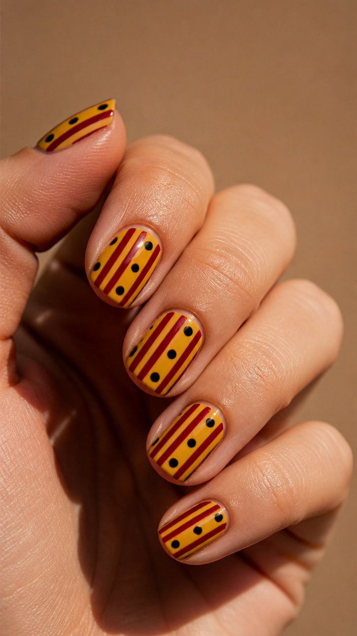 Rustic Stripes & Dots