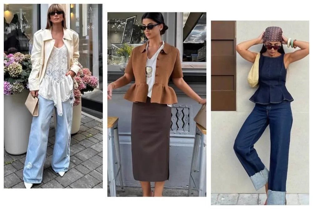 Structured Peplum Tops