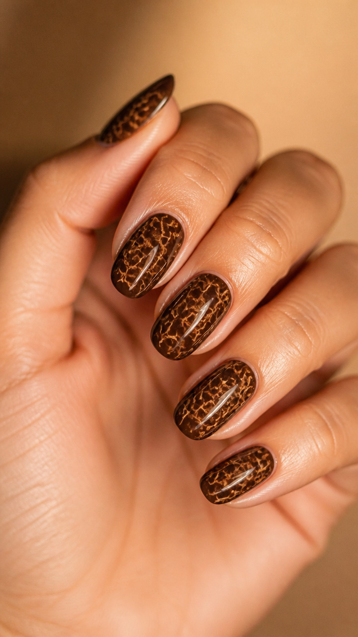 Toasted Almond Crackle Finish