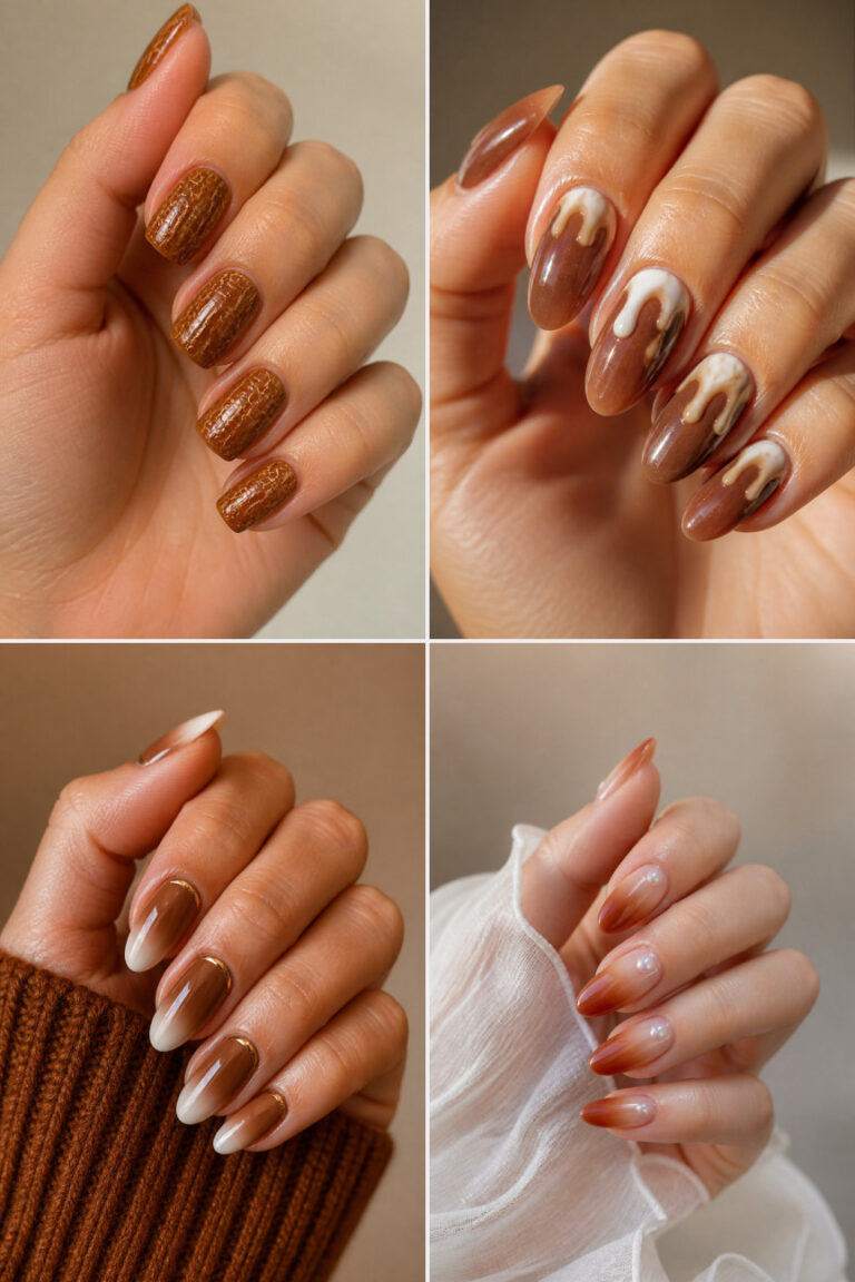15 Cinnamon Brown Nail Designs Perfect for Thanksgiving 2026