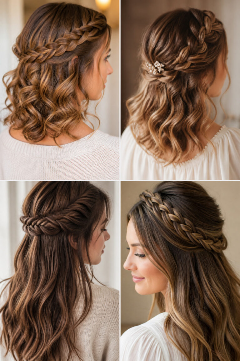 15 Cute Crown Braid Hairstyles for Thanksgiving That Look Effortless