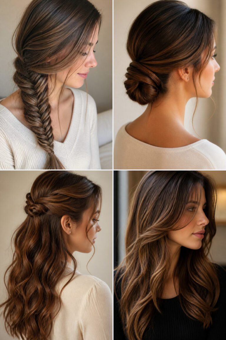 15 Easy Thanksgiving Hairstyles for Long Hair You Can Do in 10 Minutes
