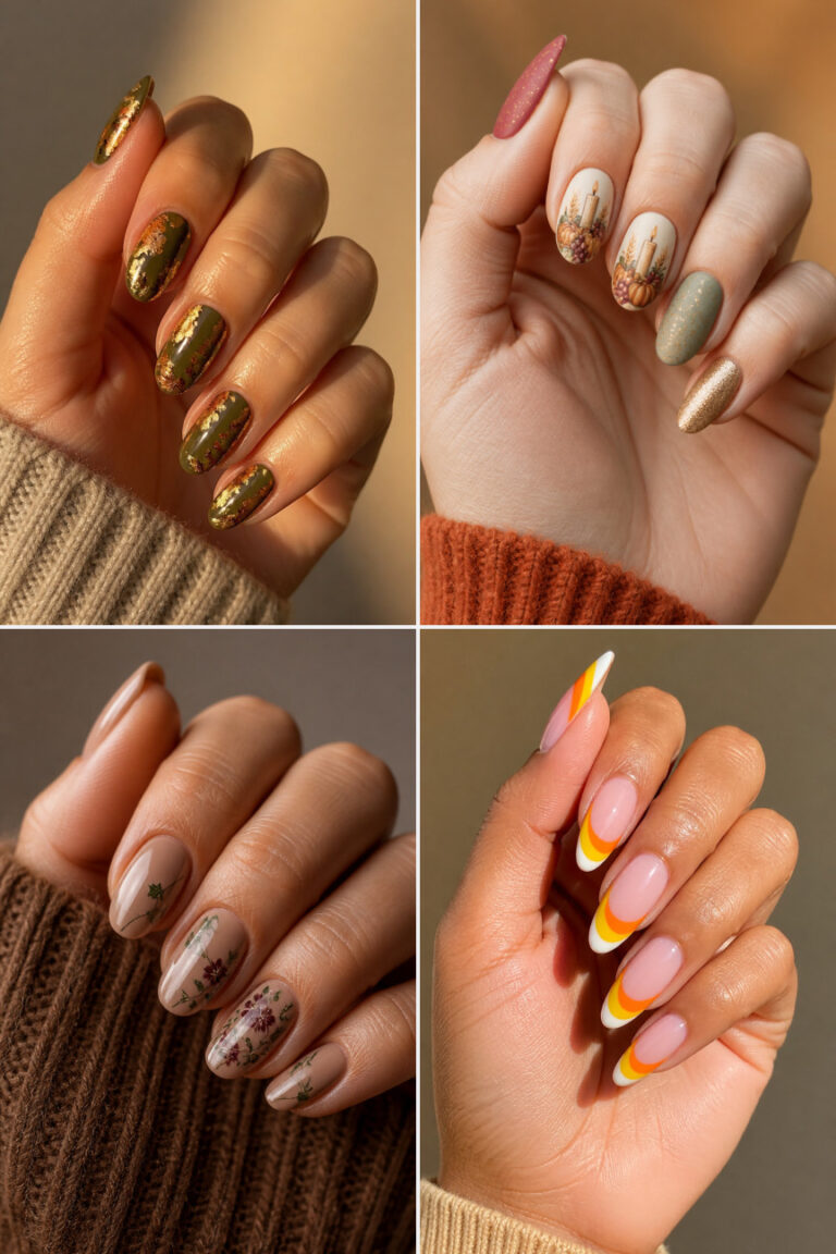 15 Pumpkin and Harvest Nail Art Ideas for Thanksgiving 2026