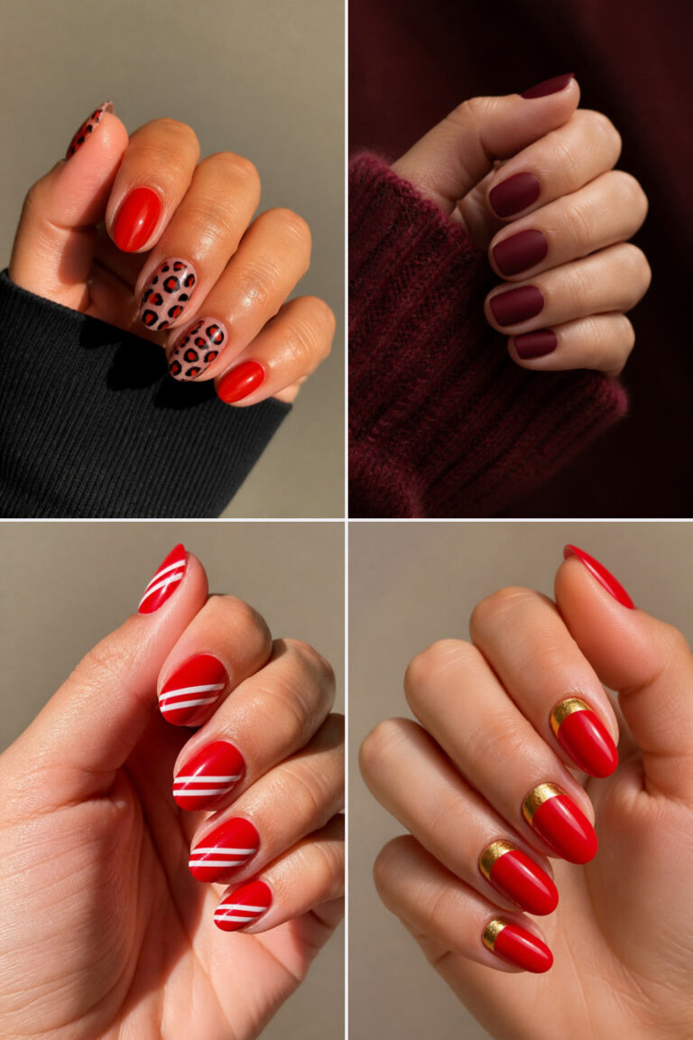 15 Red Nail Designs for Short Nails That Look Chic and Stylish