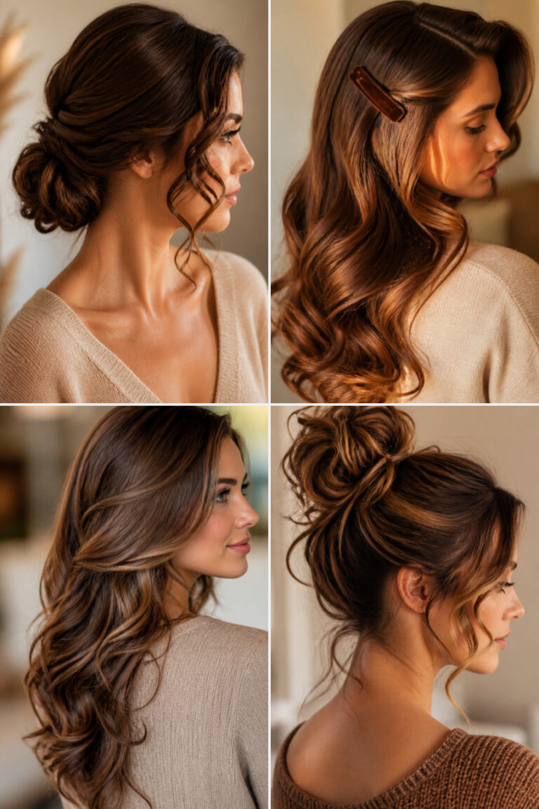 15 Side-Swept Curls Hairstyles Perfect for Thanksgiving Photos